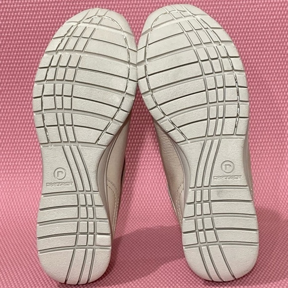 Rockport Womens Tan Leather Washable Walking Lace Up Casual Shoes - Size US 7M - Picture 8 of 13